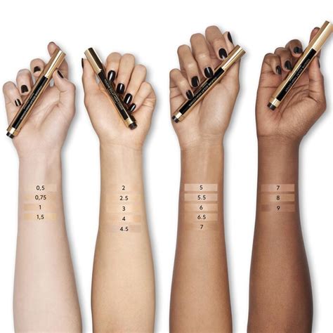 yves saint laurent touche eclat shade 3|ysl touche eclat colour chart.